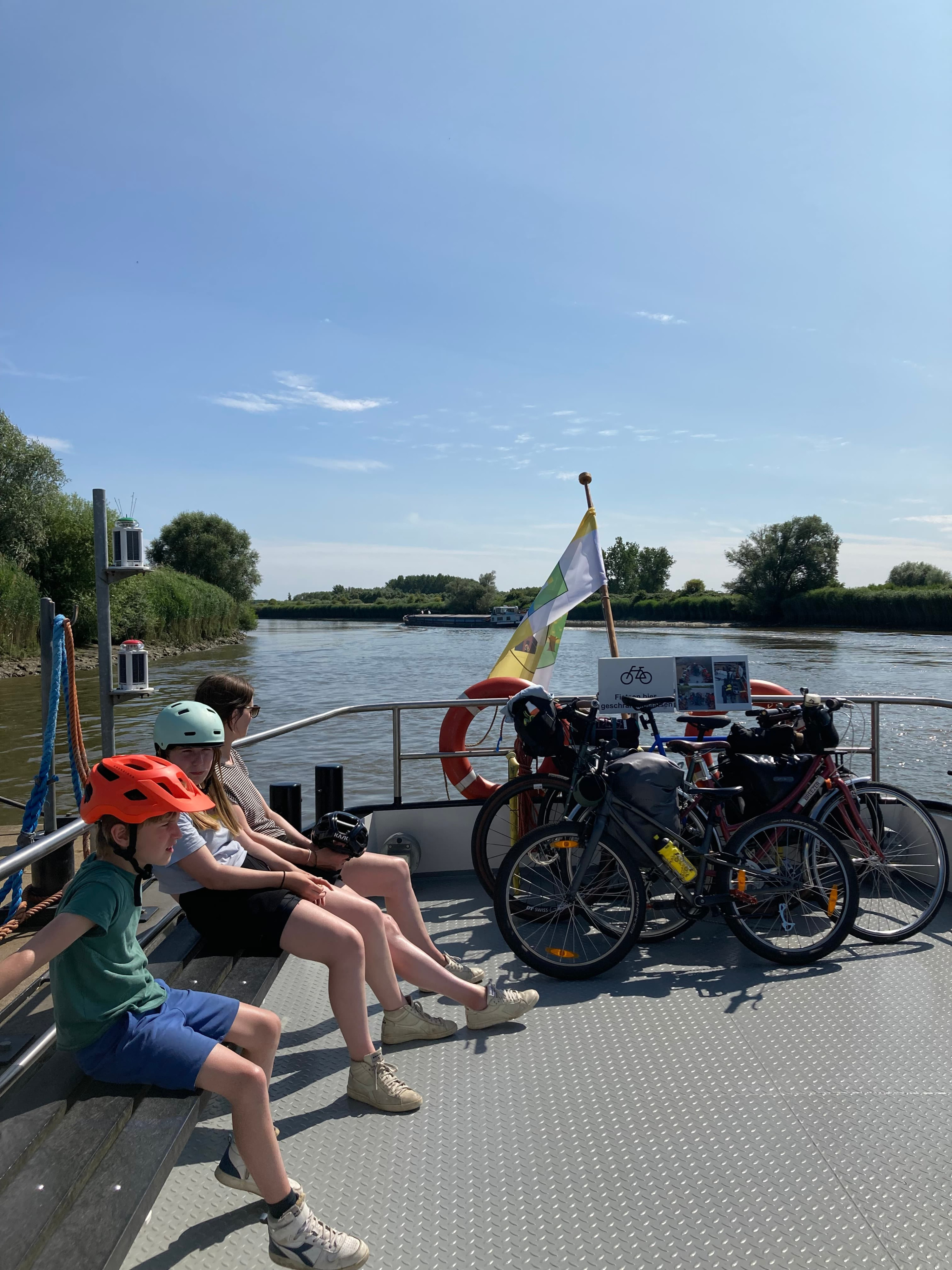 op het veer