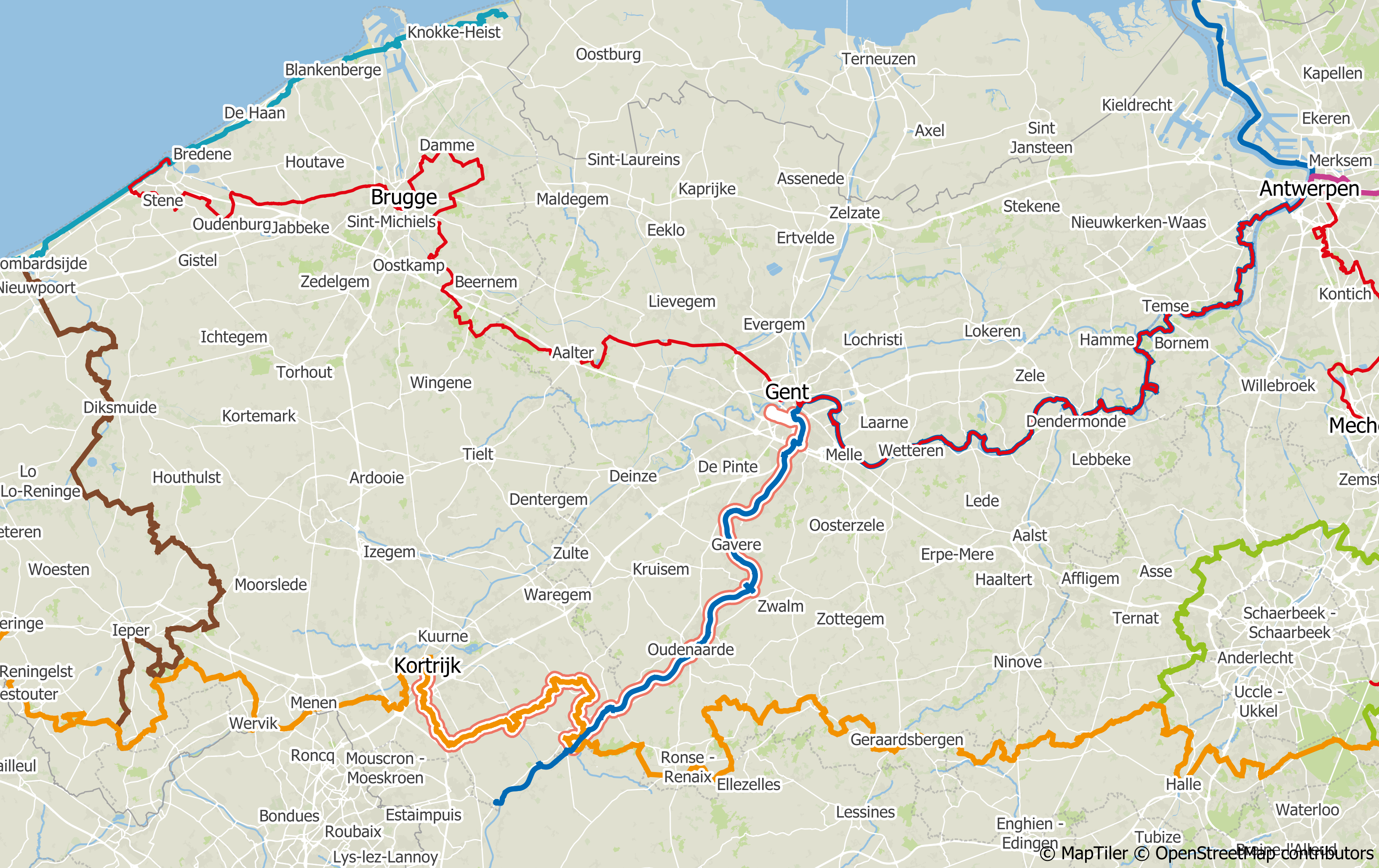 Kortrijk - Oudenaarde - Gent