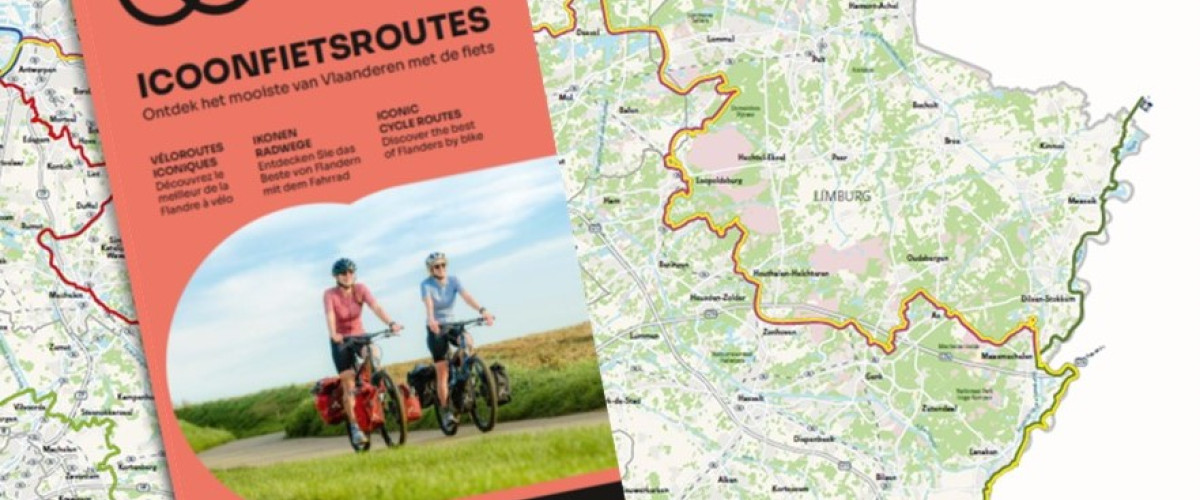 overzichtskaart icoonfietsroutes 2025